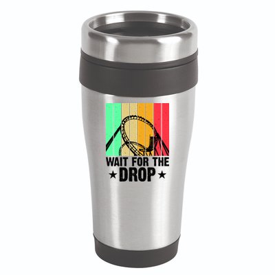 Wait For The Drop 16oz Travel Tumbler