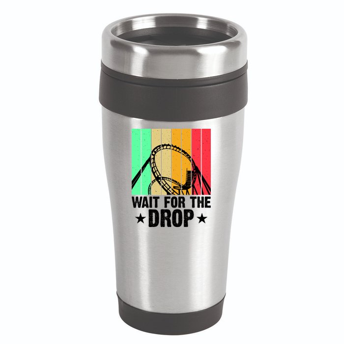 Wait For The Drop 16oz Travel Tumbler