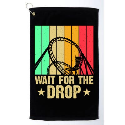 Wait For The Drop Golf Towel