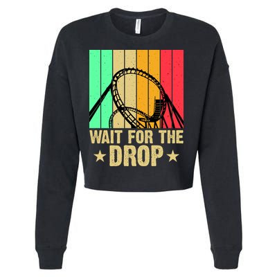 Wait For The Drop Cropped Pullover Crew