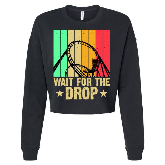 Wait For The Drop Cropped Pullover Crew