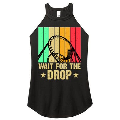 Wait For The Drop Women's Perfect Tri Rocker Tank