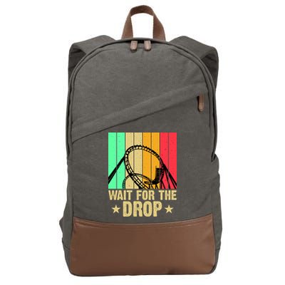 Wait For The Drop Cotton Canvas Backpack