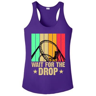 Wait For The Drop Ladies PosiCharge Competitor Racerback Tank