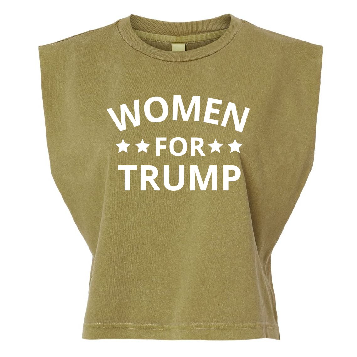 Women For Trump Garment-Dyed Women's Muscle Tee