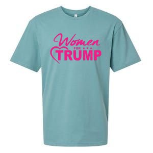 Women For Trump 2024 Women Sueded Cloud Jersey T-Shirt