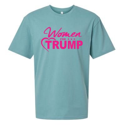 Women For Trump 2024 Women Sueded Cloud Jersey T-Shirt