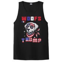 Woofs For Trump 2024 Dogs Republican Elections President Fun PosiCharge Competitor Tank