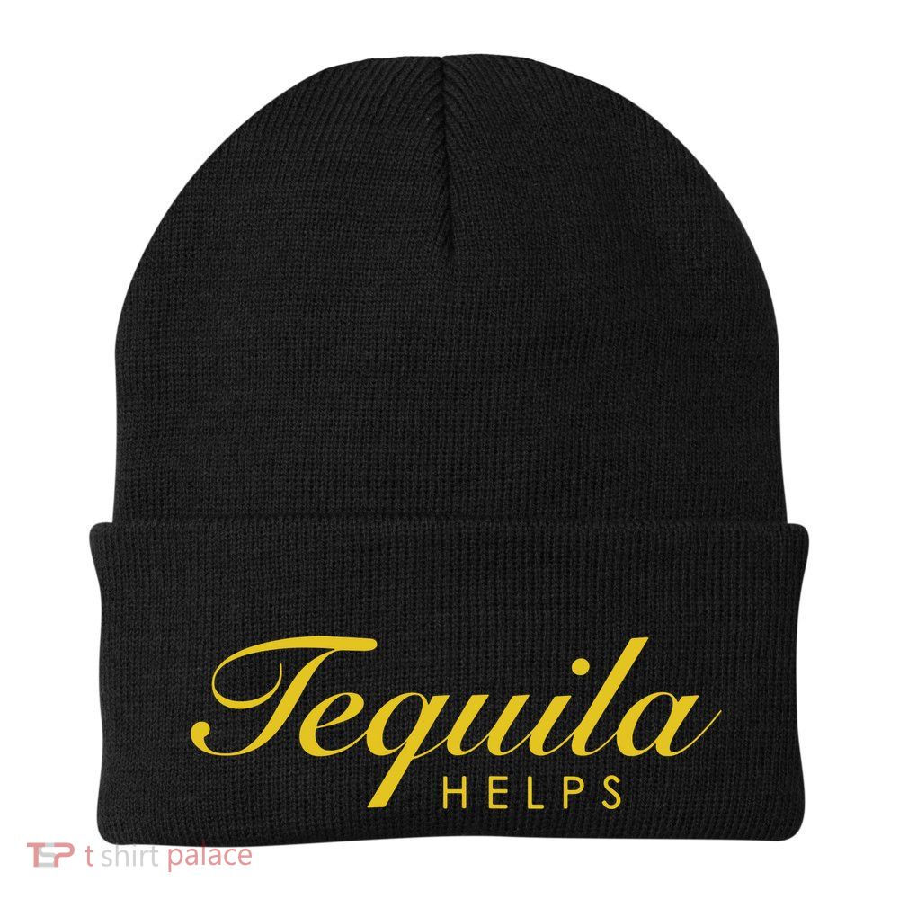 Women Funny Tequila Helps Gift For Tequila Lovers Knit Cap Winter Beanie