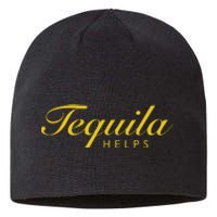 Women Funny Tequila Helps Gift For Tequila Lovers Sustainable Beanie