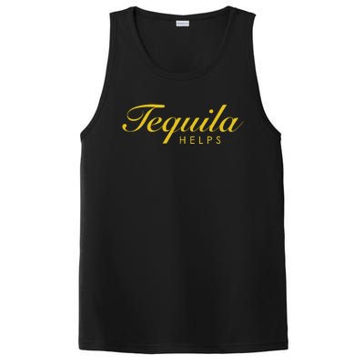 Women Funny Tequila Helps Gift For Tequila Lovers PosiCharge Competitor Tank