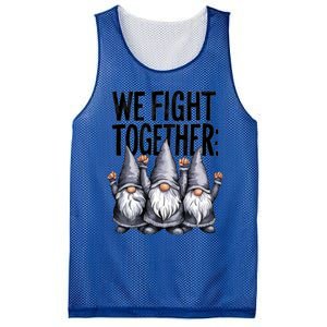 We Fight Together ParkinsonS Disease Awareness Month Gnomie Gift Mesh Reversible Basketball Jersey Tank