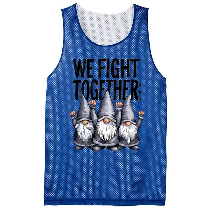 We Fight Together ParkinsonS Disease Awareness Month Gnomie Gift Mesh Reversible Basketball Jersey Tank