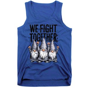 We Fight Together ParkinsonS Disease Awareness Month Gnomie Gift Tank Top