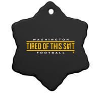 Washington Football Tired Of This Ceramic Star Ornament