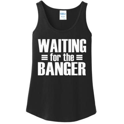 Waiting For The Banger Glitch Ladies Essential Tank