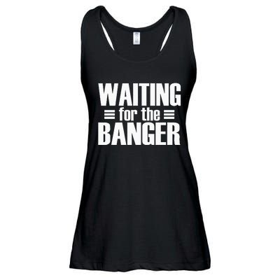 Waiting For The Banger Glitch Ladies Essential Flowy Tank