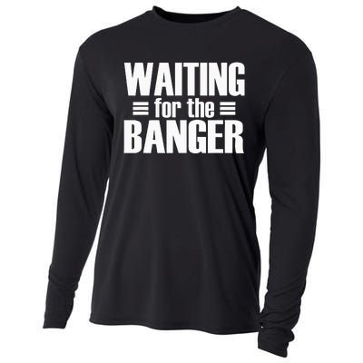 Waiting For The Banger Glitch Cooling Performance Long Sleeve Crew