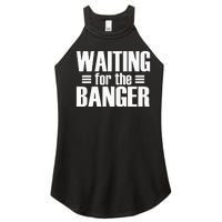 Waiting For The Banger Glitch Women's Perfect Tri Rocker Tank