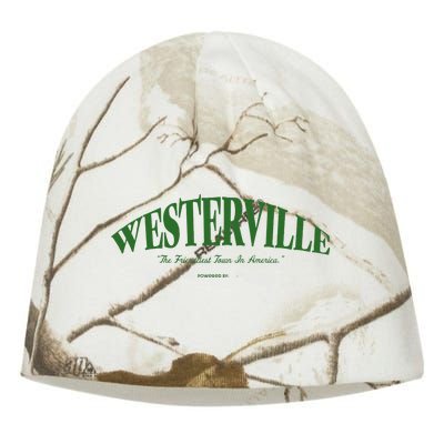 WESTERVILLE Friendliest Town In America Long Sleeve Kati - Camo Knit Beanie