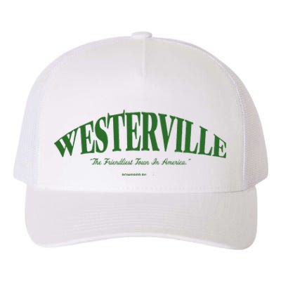 WESTERVILLE Friendliest Town In America Long Sleeve Yupoong Adult 5-Panel Trucker Hat