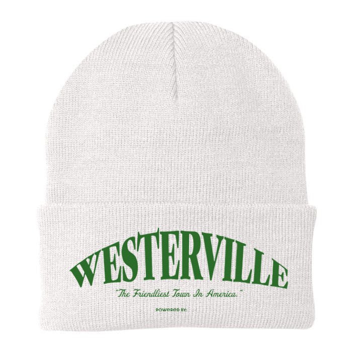 WESTERVILLE Friendliest Town In America Long Sleeve Knit Cap Winter Beanie