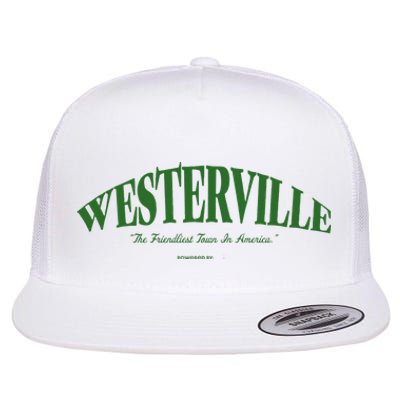 WESTERVILLE Friendliest Town In America Long Sleeve Flat Bill Trucker Hat