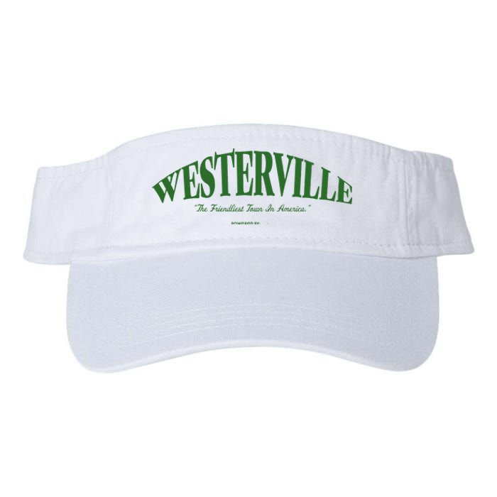 WESTERVILLE Friendliest Town In America Long Sleeve Valucap Bio-Washed Visor