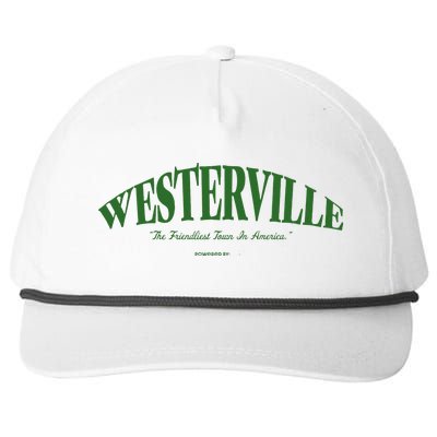 WESTERVILLE Friendliest Town In America Long Sleeve Snapback Five-Panel Rope Hat