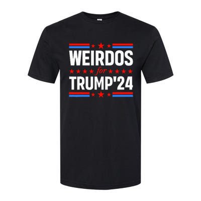 Weirdos For Trump 24 Funny Sarcastic Saying Softstyle® CVC T-Shirt