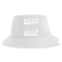 Wo Funny Trendy Drama Send It To Darrell Meme V-Neck Sustainable Bucket Hat
