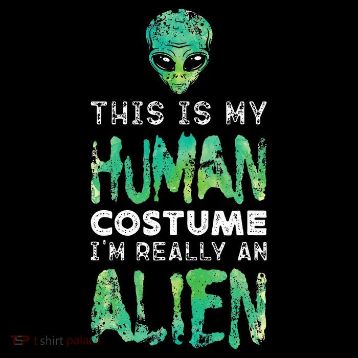 Weird Funny This Is My Human Costume Im Really An Alien Wool Snapback Cap