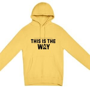 Wing Foiling This Is The Way Premium Pullover Hoodie