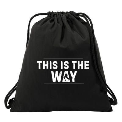 Wing Foiling This Is The Way Drawstring Bag
