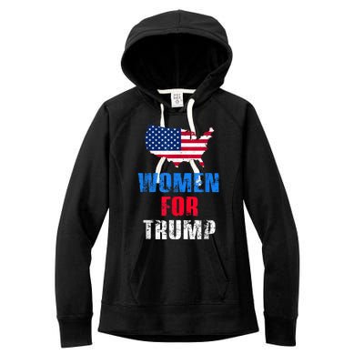 WOMENN FOR TRUMP 2024 Women's Fleece Hoodie