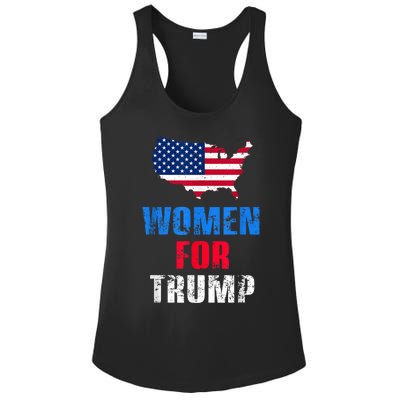 WOMENN FOR TRUMP 2024 Ladies PosiCharge Competitor Racerback Tank