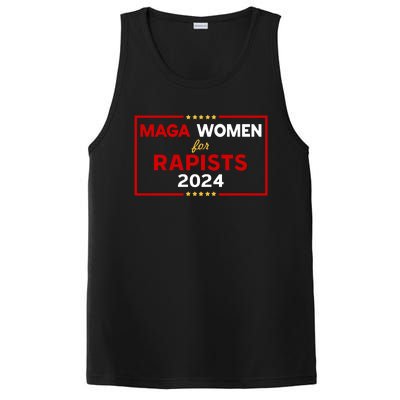 WalzS For Trump Maga Women For Rapists 2024 PosiCharge Competitor Tank