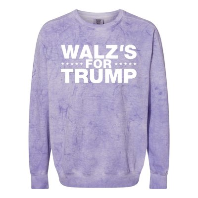 WalzS For Trump Colorblast Crewneck Sweatshirt