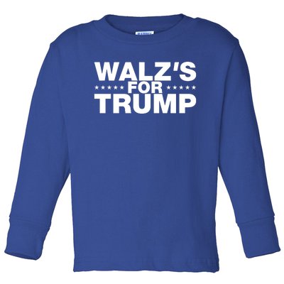 WalzS For Trump Toddler Long Sleeve Shirt