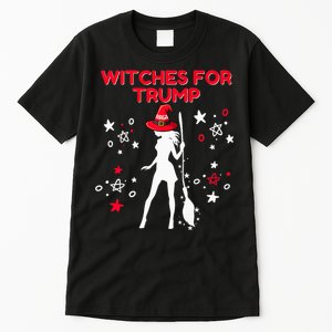 Witches For Trump Funny Trump Halloween Premium Tall T-Shirt