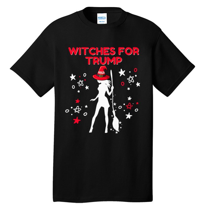 Witches For Trump Funny Trump Halloween Premium Tall T-Shirt