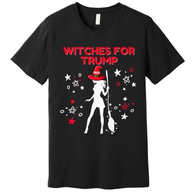 Witches For Trump Funny Trump Halloween Premium Premium T-Shirt