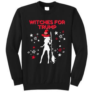 Witches For Trump Funny Trump Halloween Premium Tall Sweatshirt