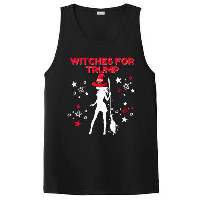 Witches For Trump Funny Trump Halloween Premium PosiCharge Competitor Tank