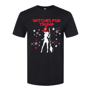 Witches For Trump Funny Trump Halloween Premium Softstyle CVC T-Shirt