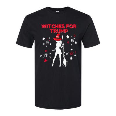 Witches For Trump Funny Trump Halloween Premium Softstyle CVC T-Shirt