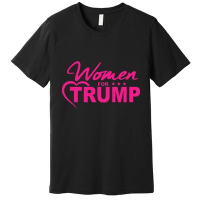 Women For Trump 2024 Premium T-Shirt