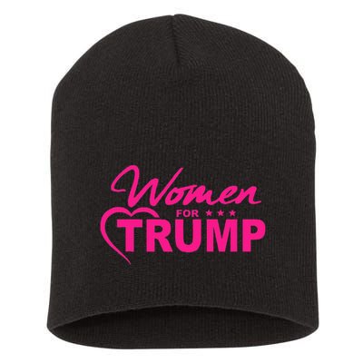 Women For Trump 2024 Short Acrylic Beanie