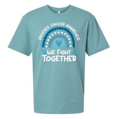 We Fight Together Prostate Cancer Awareness Prostate Cancer Sueded Cloud Jersey T-Shirt