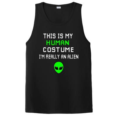 Weird Funny This Is My Human Costume IM Really An Alien PosiCharge Competitor Tank